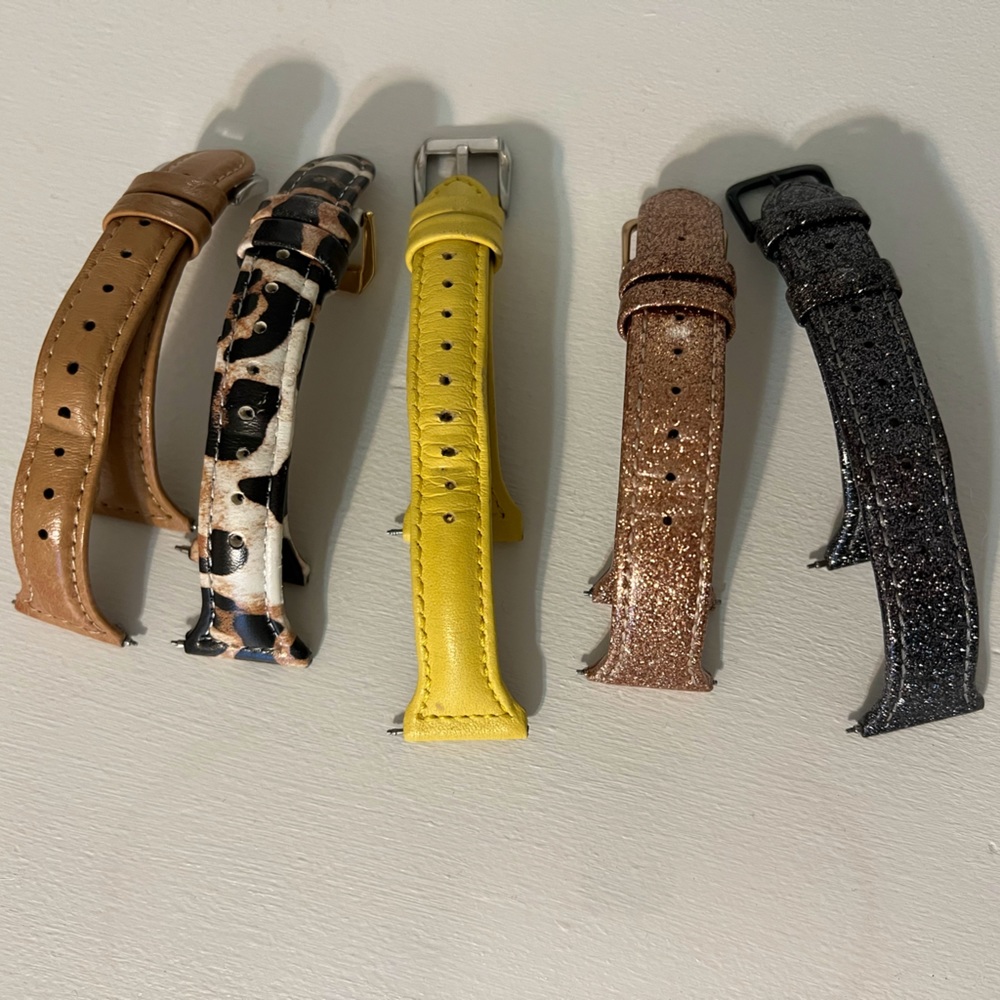 Set of 5 Fitbit Versa 2 Bands - Leather